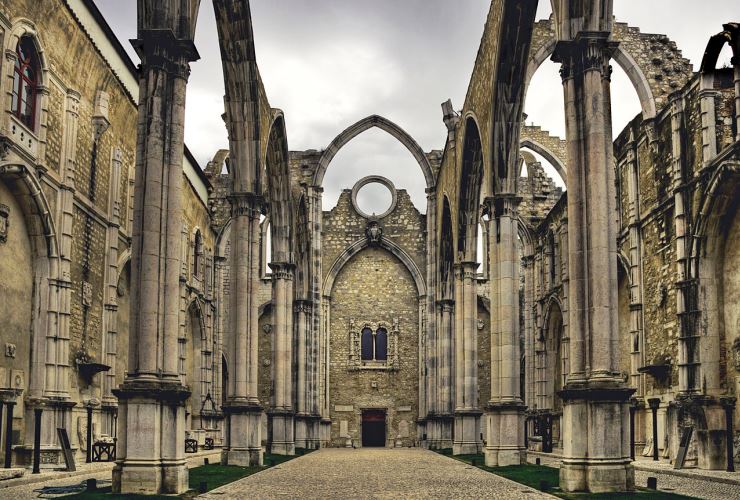 carmo convent convento terramoto lisboa lisbon