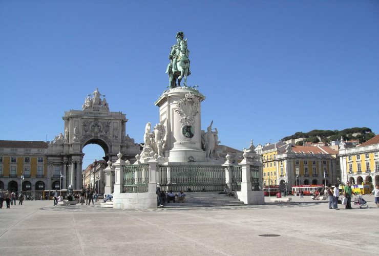 terreiro do paco praca do comercio lisbon lisboa