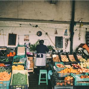 Typical market Portugal